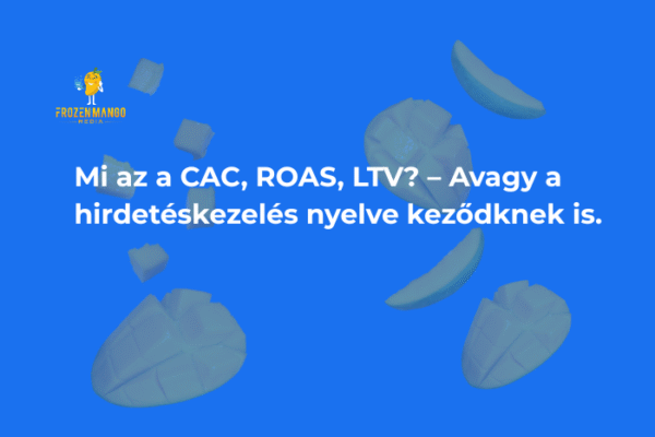 Mi az a CAC, ROAS, LTV? – Avagy a hirdetéskezelés nyelve kezdőknek is